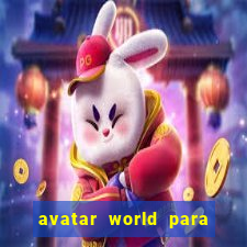 avatar world para colorir e imprimir